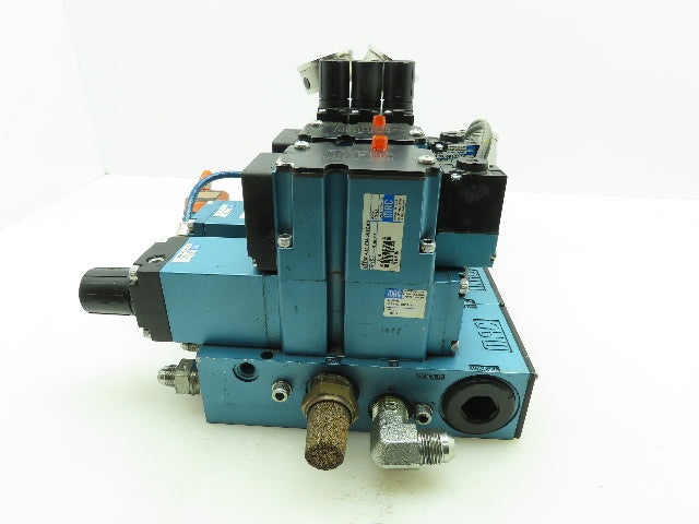 MAC MPP63A-0170 Multi-Pressure Pak Pneumatic Solenoid Air Valve Block 0-150 PSI
