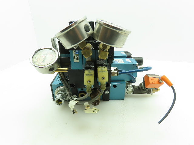 MAC MPP63A-0170 Multi-Pressure Pak Pneumatic Solenoid Air Valve Block 0-150 PSI