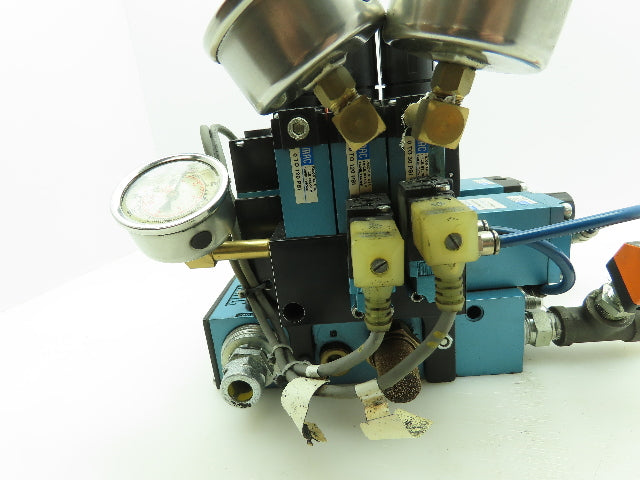 MAC MPP63A-0170 Multi-Pressure Pak Pneumatic Solenoid Air Valve Block 0-150 PSI