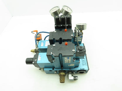 MAC MPP63A-0170 Multi-Pressure Pak Pneumatic Solenoid Air Valve Block 0-150 PSI