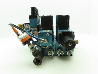 MAC MPP63A-0170 Multi-Pressure Pak Pneumatic Solenoid Air Valve Block 0-150 PSI