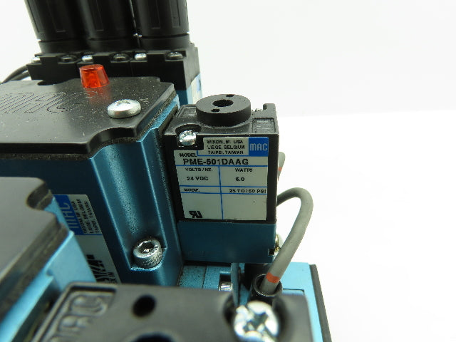 MAC MPP63A-0170 Multi-Pressure Pak Pneumatic Solenoid Air Valve Block 0-150 PSI