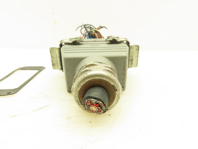 Harting Han-DD 72M  + Han-DD 72F 10a 250v 72 Pin Connector Set (male and female)