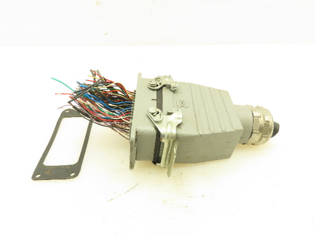Harting Han-DD 72M  + Han-DD 72F 10a 250v 72 Pin Connector Set (male and female)