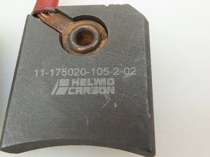 Helwig 11-175020-105-2-02 Carbon Motor Brush 2"x 1-3/4"x 1/2" LOT OF 6