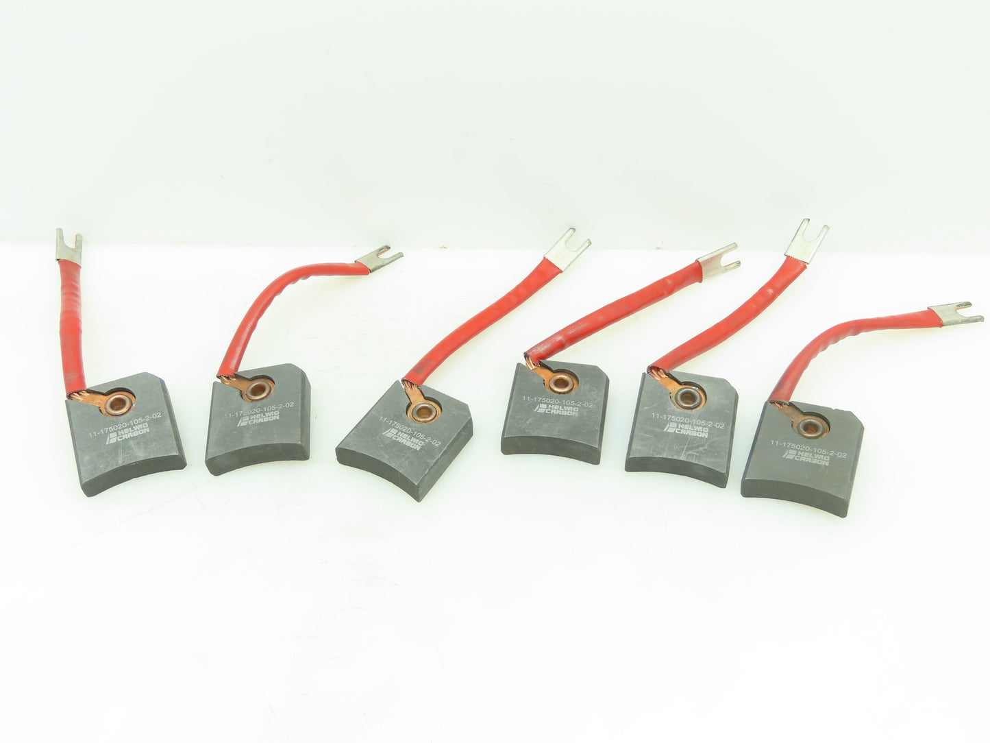 Helwig 11-175020-105-2-02 Carbon Motor Brush 2"x 1-3/4"x 1/2" LOT OF 6