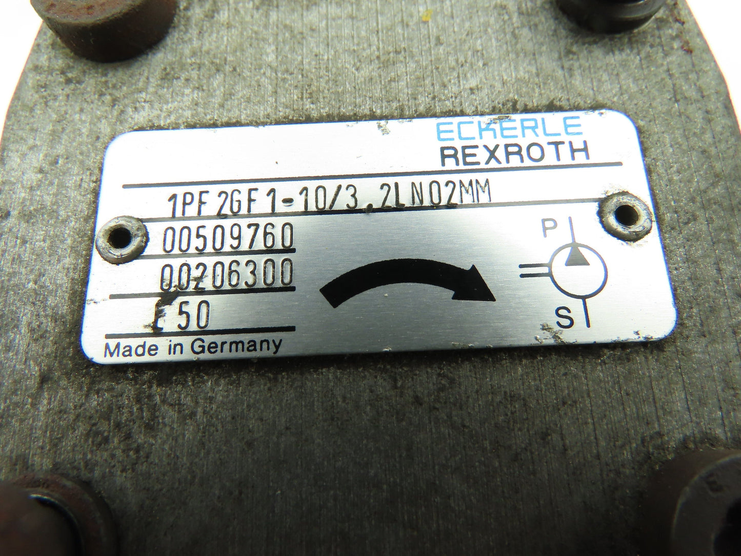 Rexroth 1PF2GF1-10/3.2LN02MM Hydraulic Piston Gear Pump