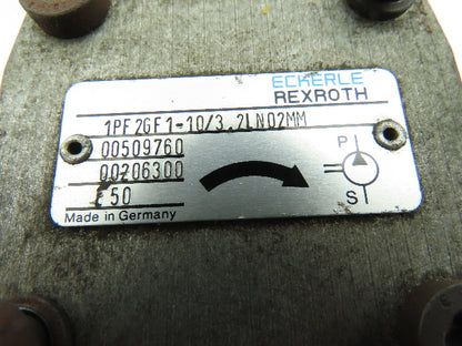 Rexroth 1PF2GF1-10/3.2LN02MM Hydraulic Piston Gear Pump