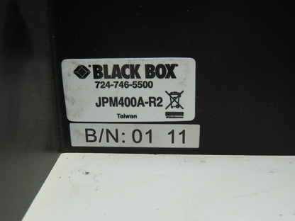 BLACK BOX CORP JPM400A-R2 Fiber Wallmount Cabinet 2 Adapter