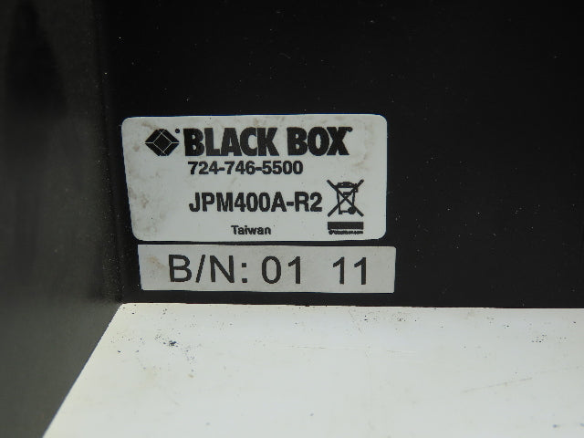 BLACK BOX CORP JPM400A-R2 Fiber Wallmount Cabinet 2 Adapter
