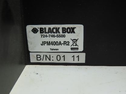 BLACK BOX CORP JPM400A-R2 Fiber Wallmount Cabinet 2 Adapter