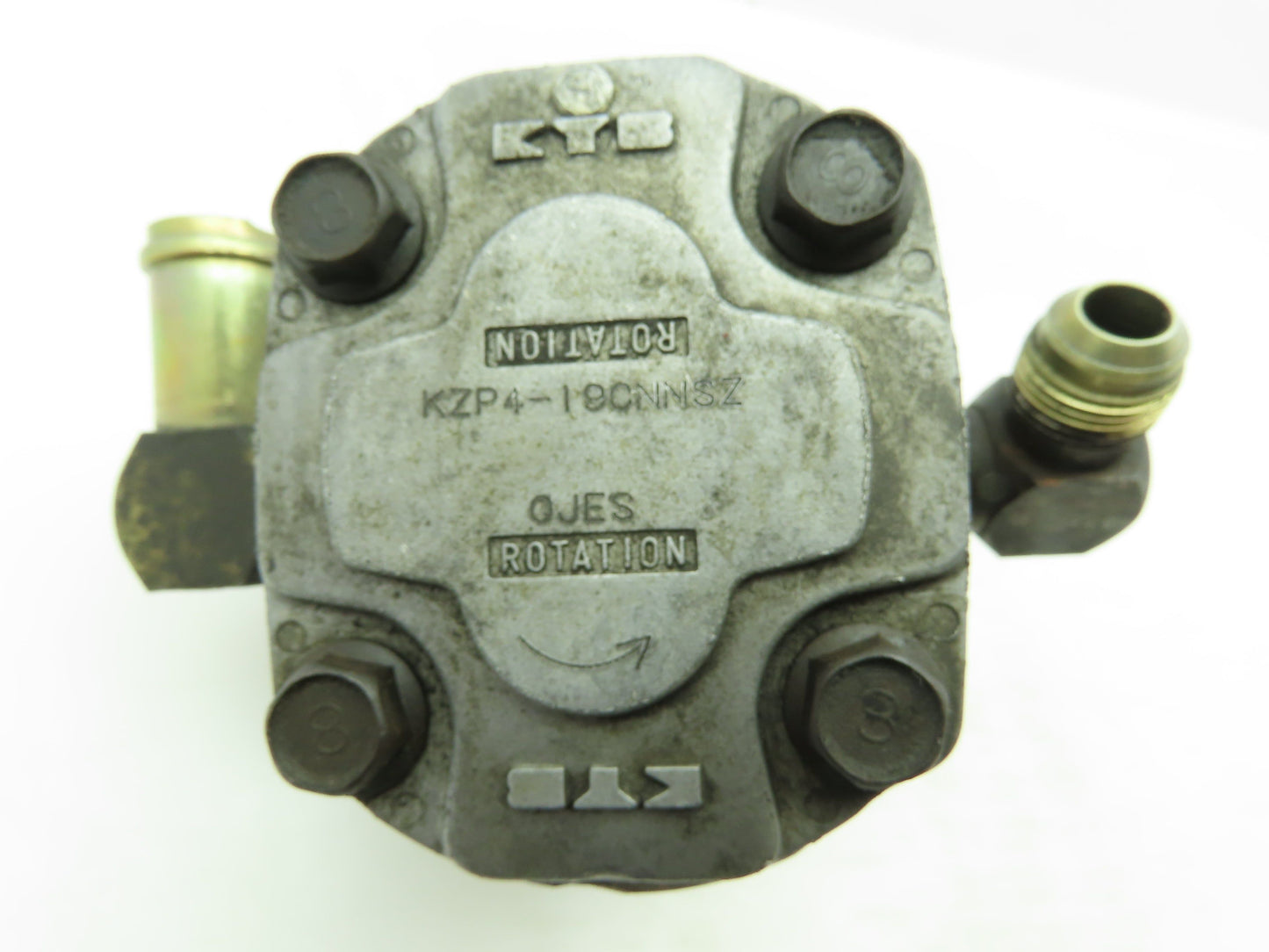 KYB  KZP4-19CNNSZ Hydraulic Gear Pump Spline Shaft 2-Bolt Flange  -Forklift Part