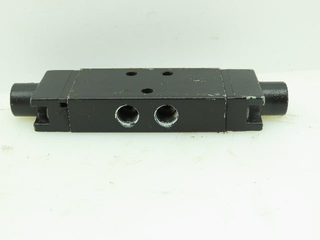 Parker 410551000 Valve Anodized Aluminum Spool Inline Valve Schrader Bellows