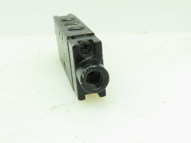 Parker 410551000 Valve Anodized Aluminum Spool Inline Valve Schrader Bellows