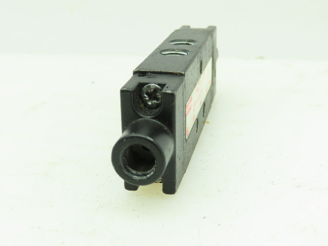 Parker 410551000 Valve Anodized Aluminum Spool Inline Valve Schrader Bellows