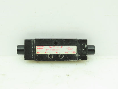Parker 410551000 Valve Anodized Aluminum Spool Inline Valve Schrader Bellows