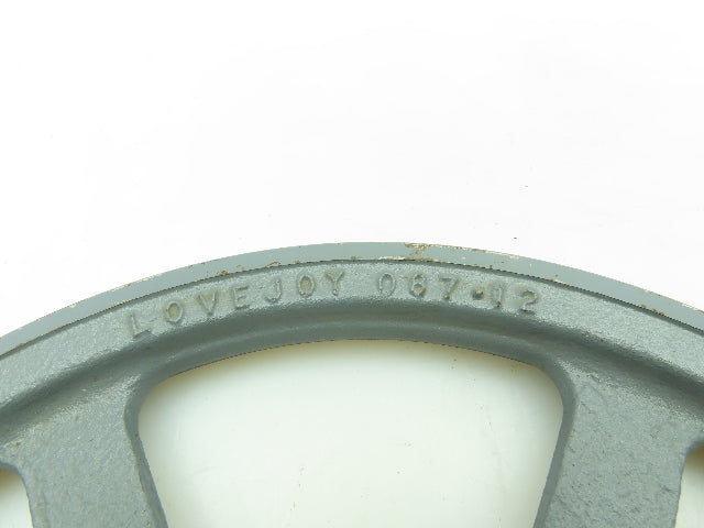 Lovejoy 91573P-8 Single Groove Pulley Sheave 087-12 Tapered Bushing Bore