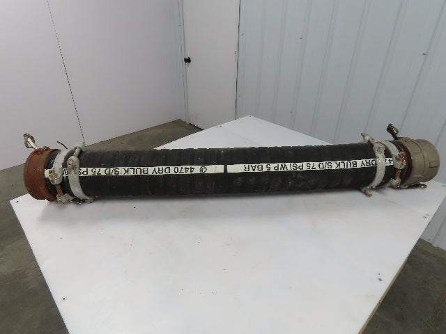 Jason Industrial 4470-0500 Bulk Material Suction Hose 44"x 5" ID w/ CamLock Ends