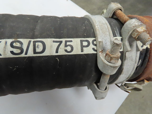 Jason Industrial 4470-0500 Bulk Material Suction Hose 44"x 5" ID w/ CamLock Ends
