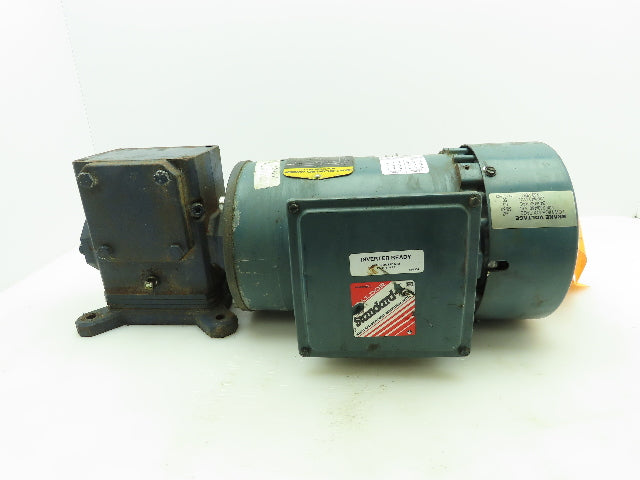 Baldor VBM3546-S Gearmotor Grove Gear 15:1 Reducer 116rpm 1Hp 460V 3PH 56C RH