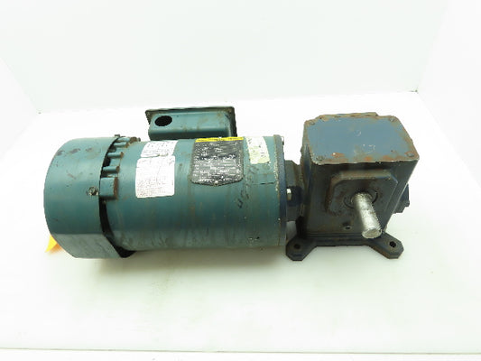 Baldor VBM3546-S Gearmotor Grove Gear 15:1 Reducer 116rpm 1Hp 460V 3PH 56C RH