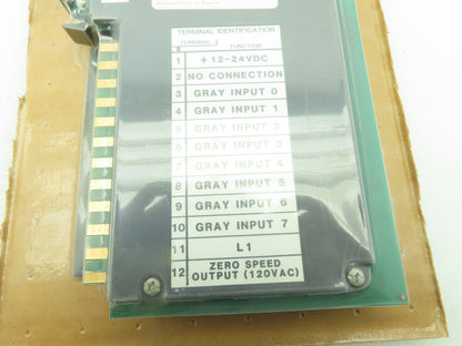 Allen Bradley 1771-DL Grey Encoder Input Module 7 Input Terminal