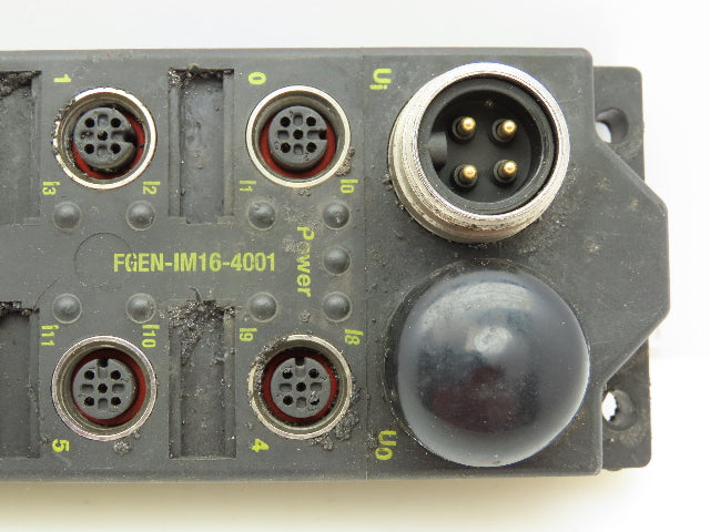 Turck FGEN-IM16-4001 Compact Multi-Protocol I/O Module For Ethernet