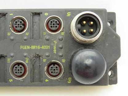 Turck FGEN-IM16-4001 Compact Multi-Protocol I/O Module For Ethernet
