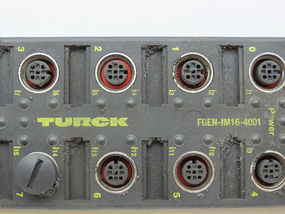 Turck FGEN-IM16-4001 Compact Multi-Protocol I/O Module For Ethernet