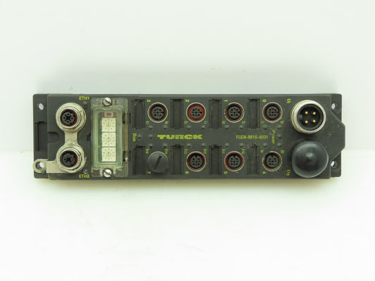 Turck FGEN-IM16-4001 Compact Multi-Protocol I/O Module For Ethernet