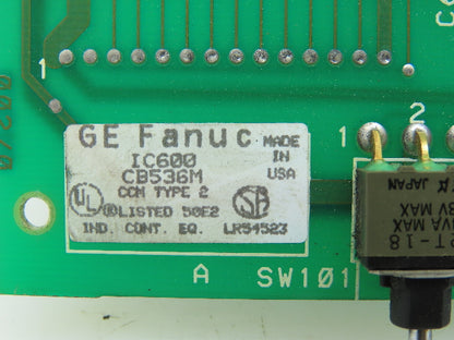 General Electric IC600CB536M GE Fanuc Ser. 6 Communication Control Module