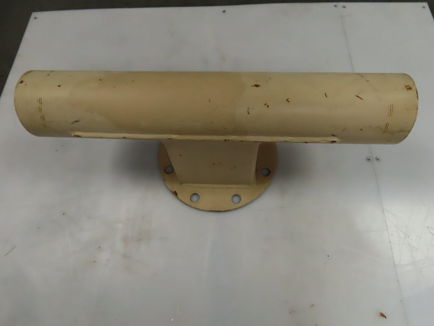 United Conveyor 6"x4" Flanged Steel Split-Shelf Tee AirLock Feeder Dry Bulk Bin