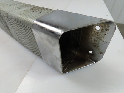 3" x 4.25" Steel Enclosed Flexible Wireway Tray Cable Hose Carrier 48" L