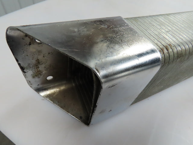 3" x 4.25" Steel Enclosed Flexible Wireway Tray Cable Hose Carrier 48" L