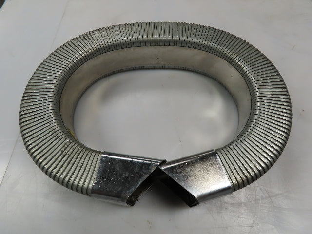 3" x 4.25" Steel Enclosed Flexible Wireway Tray Cable Hose Carrier 48" L