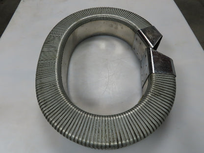 3" x 4.25" Steel Enclosed Flexible Wireway Tray Cable Hose Carrier 48" L
