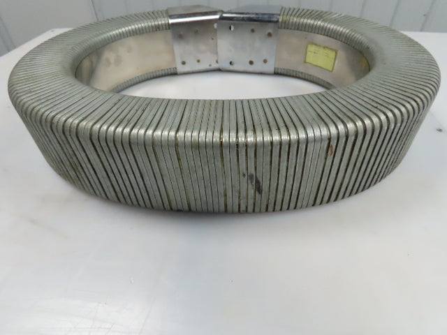 3" x 4.25" Steel Enclosed Flexible Wireway Tray Cable Hose Carrier 48" L