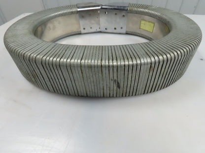 3" x 4.25" Steel Enclosed Flexible Wireway Tray Cable Hose Carrier 48" L