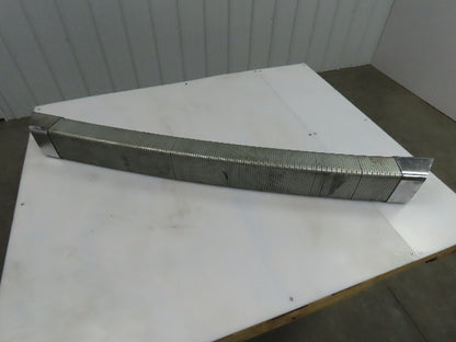 3" x 4.25" Steel Enclosed Flexible Wireway Tray Cable Hose Carrier 48" L