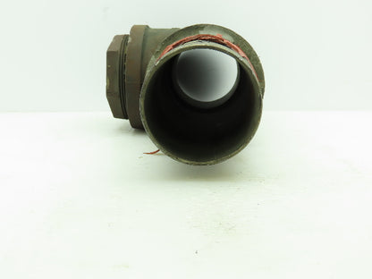 Ward 4"Anvil Tee w/4"Male Threaded Coupler & 4"-2-1/2"Reducer & 4"Barbed Fitting