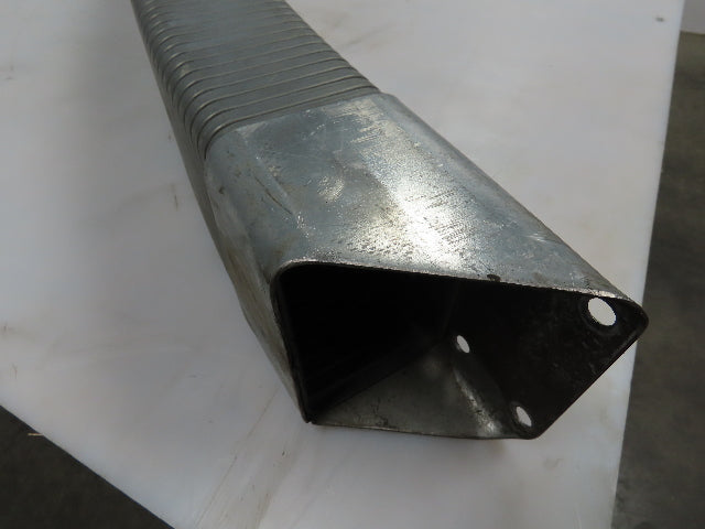 Kanek 3" x 4.25" Steel Enclosed Flexible Wireway Tray Cable Hose Carrier 56" L