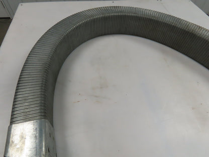 Kanek 3" x 4.25" Steel Enclosed Flexible Wireway Tray Cable Hose Carrier 56" L