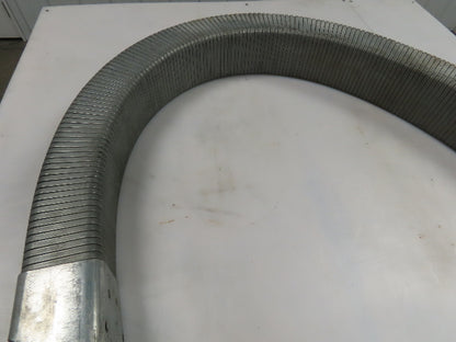 Kanek 3" x 4.25" Steel Enclosed Flexible Wireway Tray Cable Hose Carrier 56" L