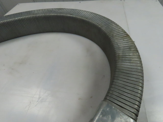 Kanek 3" x 4.25" Steel Enclosed Flexible Wireway Tray Cable Hose Carrier 56" L
