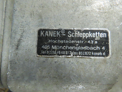 Kanek 3" x 4.25" Steel Enclosed Flexible Wireway Tray Cable Hose Carrier 56" L