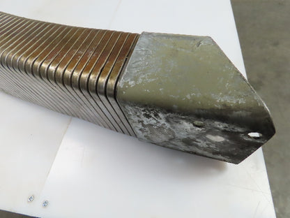 3" x 4.25" Steel Enclosed Flexible Wireway Tray Cable Hose Carrier 56" L