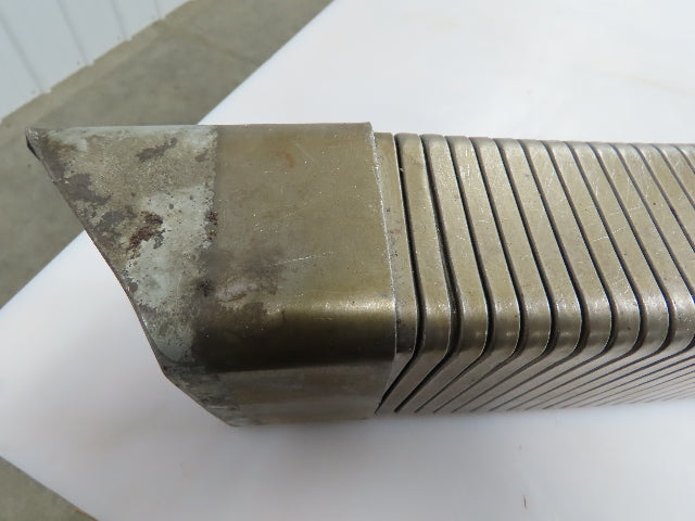 3" x 4.25" Steel Enclosed Flexible Wireway Tray Cable Hose Carrier 56" L