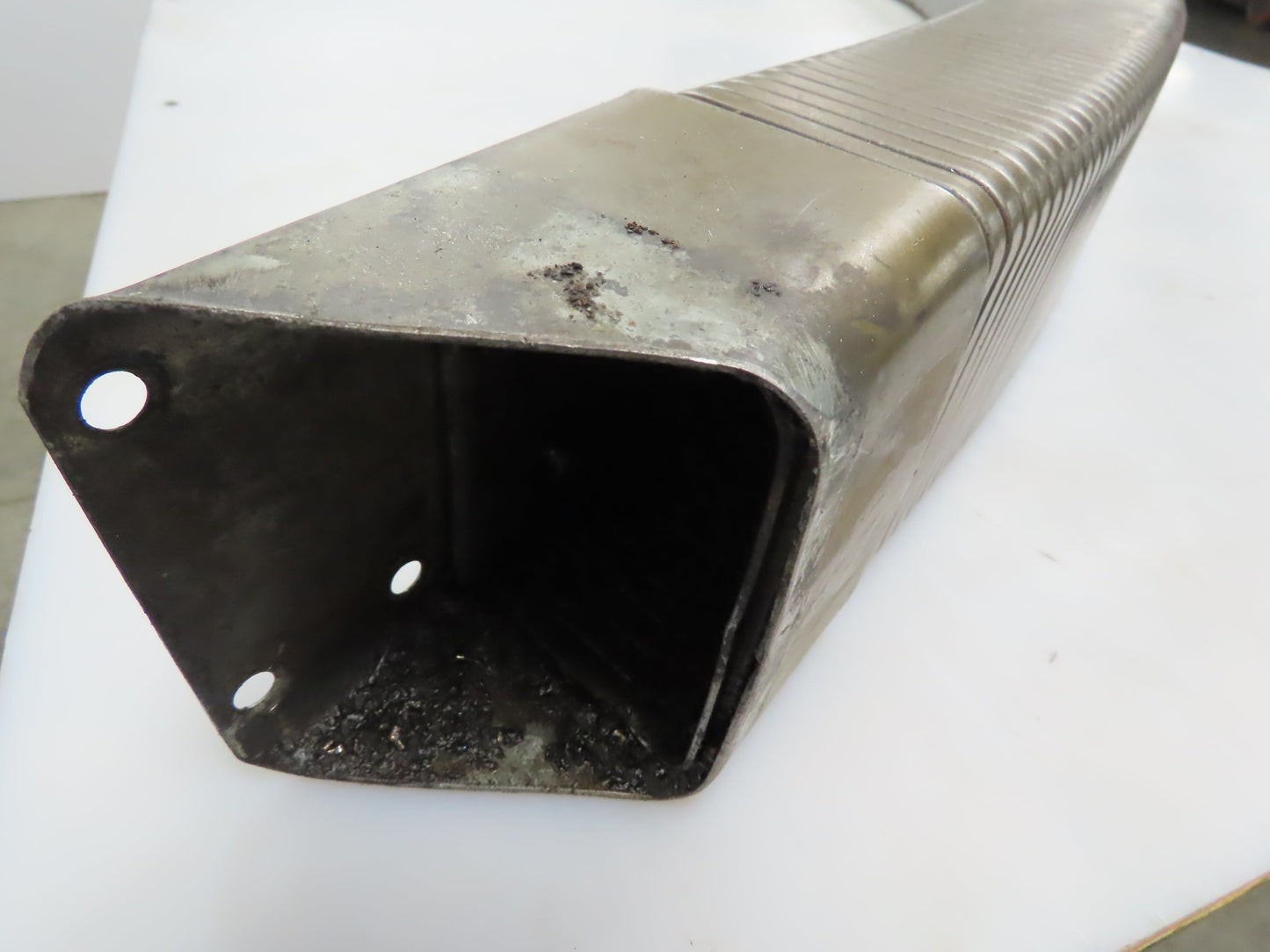 3" x 4.25" Steel Enclosed Flexible Wireway Tray Cable Hose Carrier 56" L