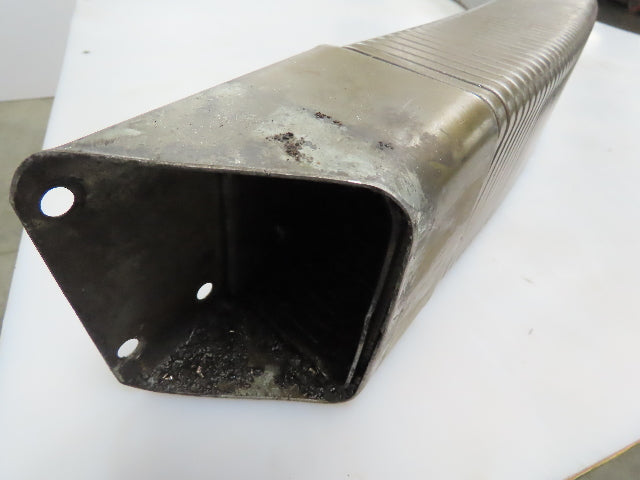 3" x 4.25" Steel Enclosed Flexible Wireway Tray Cable Hose Carrier 56" L