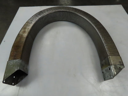 3" x 4.25" Steel Enclosed Flexible Wireway Tray Cable Hose Carrier 56" L